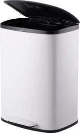 Buona casa פח דוושה APOLLO 50L - לבן
