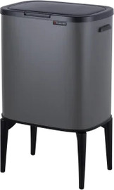 Buona casa פח רגליים 33 ליטר Calabria - Space Gray