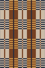 Buona casa שטיח Retro Grid - 245x345