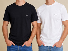 HUGO BOSS מארז זוג טישרטים Hugo Boss - לבן - XL