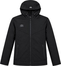 UMBRO ז'קט סופטשל גברים UMBRO - שחור - עם כובע