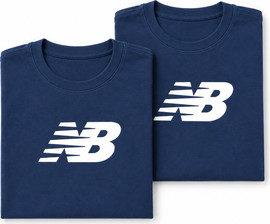 New Balance מארז 2 חולצות טישרט NEW BALANCE - זוג כחול נייבי