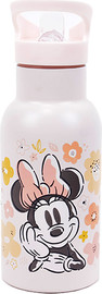 Disney בקבוק נירוסטה דופן כפולה פיית פלסטיק 350 מל- מיני