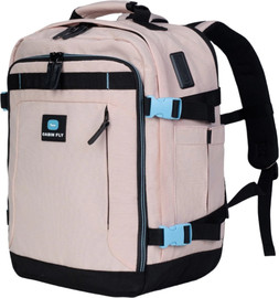 Cabin fly תיק עליה למטוס מתרחב מבית המותג ®CABIN FLY דגם SkyLite מידה M 40x30x20cm צבע ורוד
