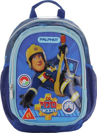 פלפוט תיק גן דניאל עם שני תאי אחסון ושני תאים צדדים לבקבוקים - סמי הכבאי תכלת
