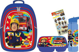 פלפוט ערכת הגן המושלמת: תיק גן, בקבוק שתייה, קופסת אוכל ומדבקות - סמי הכבאי