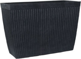 ג חיון אדנית פלסטיק שחורה 59X28X40.5 – אדניות