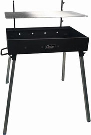 ארבע עונות מנגל פחמים 40X60 סמ דגם אספניול כולל כיסוי