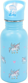 UNICORN בקבוק נירוסטה פיית פלסטיק 480 מל - חד קרן