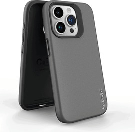 SmartCase כיסוי לאייפון 15 iphone שתי שכבות Toiko CaZa אפור