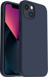 SmartCase כיסוי לאייפון 15 סיליקון מגע קטיפה iPhone 15 Plus כחול