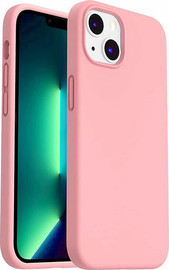 SmartCase כיסוי לאייפון 15 סיליקון מגע קטיפה iPhone 15 Pro ורוד