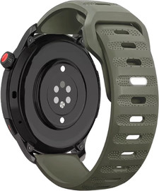 SmartCase רצועת סיליקון Army Green סגירה פנימית Quick Release 20mm טקסטורת נקודות