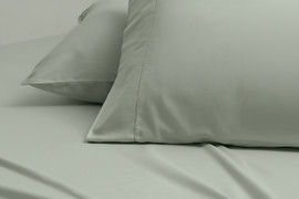 Laura Ashley סט מצעים 100% כותנה סאטן 300 - ירוק - סט מצעים זוגי