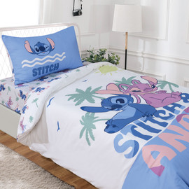 Disney סט מצעים נוער 100% כותנה – Stitch & Angel