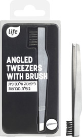 לייף פינצטה אלכסונית בעלת מברשת