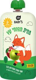 לייף לייף בייביז מחית תפוחי עץ סקוויז