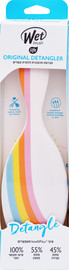 לייף מברשת שיער Wet brush לבן עם קרן צבעונית