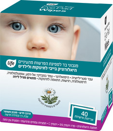 לייף מגבונים לעיניים היאלורוניק בייבי לתינוקות וילדים
