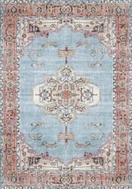 BuyCarpet שטיח כביס מנדלה 4958-01 כחול