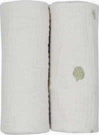 Olimoli זוג חיתולי S טטרה ליין גינה אורבנית – 2Small Swaddle 60X60 cm