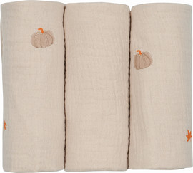 Olimoli שלישיית חיתולי S טטרה ליין גינה אורבנית – 3 Small Swaddle 60X60 cm