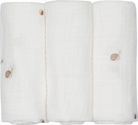 Olimoli שלישיית חיתולי S טטרה ליין גינה אורבנית – 3 Small Swaddle 60X60 cm