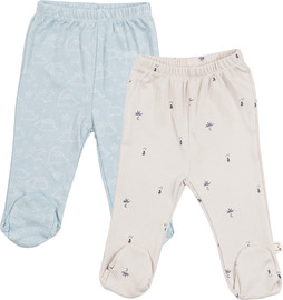 Olimoli מארז זוג רגליות מודפס בנים – Baby Leggings 2 PCS