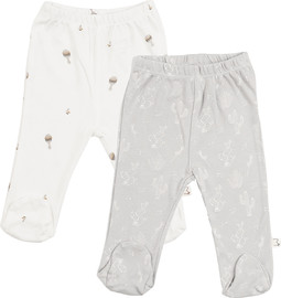 Olimoli מארז זוג רגליות מודפס יוניסקס – Baby Leggings 2 PCS