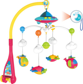 Huanger מובייל חללית – Spaceship Cot Mobile