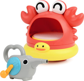 Ing Baby פיל סרטן נושף בועות ידני - Hand Crab Blowing Bubbles