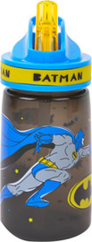 Batman בקבוק פלסטיק 400 מ''ל עם צמיד - באטמן מאויר