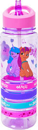 My Little Pony בקבוק טריטן 700 מ''ל עם צמידים הפוני הקטן שלי פסטל
