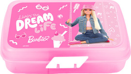 Barbie קופסת אוכל מחולקת bpa free - ברבי קלאסית