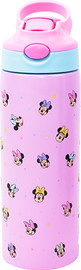 Disney בקבוק נירוסטה 600 מל פיית סיליקון - מיני מאוס צבעי הקשת