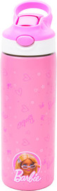 Barbie בקבוק נירוסטה 600 מל פיית סיליקון - ברבי קלאסית