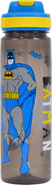Batman בקבוק פלסטיק עם ידית אחיזה סיליקון 650 מל - באטמן מאוייר