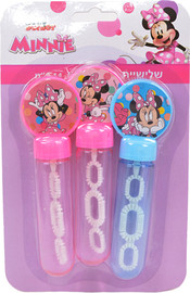 Disney שלישיית בועות סבון 14 ס''מ בבליסטר - מיני מאוס