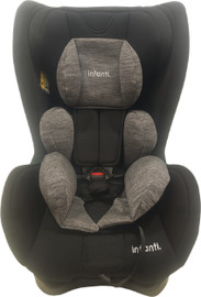 Infanti בוסטר רצועות מגיל 15 חודשים בתקינה חדשה כולל חיבור איזופיקס דגם 501 צבע אפור