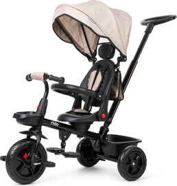 Infanti תלת אופן מסתובב בעל גב מתכוונן דגם Ride צבע בז