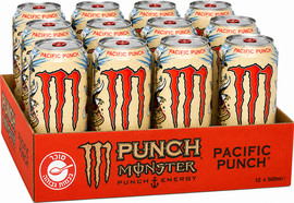 MONSTER ENERGY מארז מונסטר פסיפיק פאנץ' - 12 יחידות