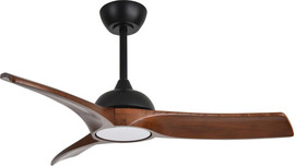 Nisko מאוורר תקרה חכם 44” PANAMA SMART NISKO – צבע שחור/אגוז