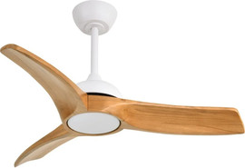 Nisko מאוורר תקרה חכם 44” PANAMA SMART NISKO – צבע לבן/אלון