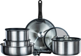 Food Appeal מארז כלי בישול 12 חלקים עם ידית נשלפת FLEXI PLATINUM מבית Food appeal