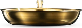 Food Appeal מחבת נירוסטה בגימור זהב 24 ס"מ CROWN