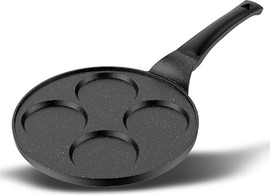 Food Appeal מחבת פנקייק 26 ס”מ 4 שקעים BLACK MARBLE שחור מבית Food appeal