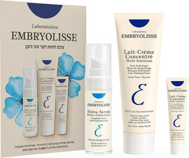 EMBRYOLISSE ערכת לחויות לעור זוהר ורענן המכיל : קרם לחות + קרם לחות + סרום
