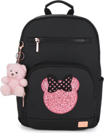 Air Bear תיק גב חצי אורטופדי לבית הספר Soft Glam Lite מבית Air Bear עיצוב פפיון מנצנץ
