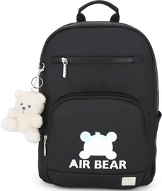Air Bear תיק גב חצי אורטופדי לבית הספר Soft Glam Lite מבית Air Bear עיצוב אייקון לבן