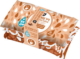 לייף נייר טואלט לח TO GO בניחוח חמאת שיאה
